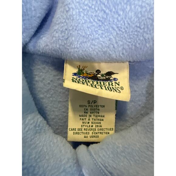 Vintage Northern Reflections Beach/Lighthouse Button Fleece Shirt Jacket S - Picture 10 of 13